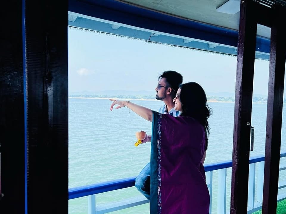 Enjoying the Breeze on the Lower Deck