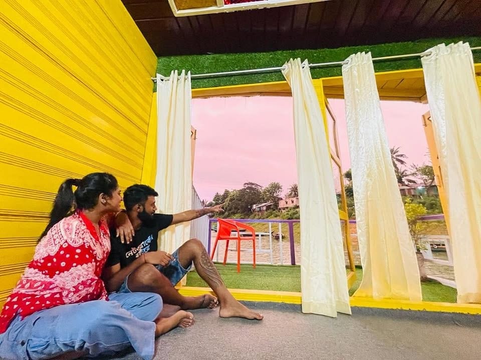 Relaxing Indoors with a Scenic View