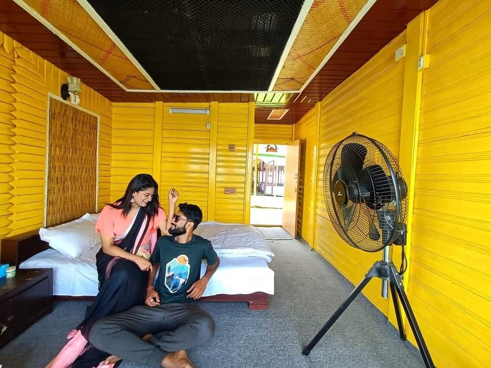 Joyful Moments in the Cozy Yellow Cabin