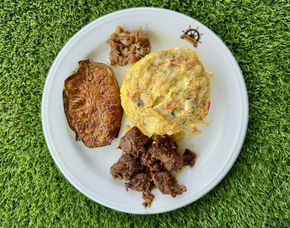 Delicious Khichuri Platter on the Green
