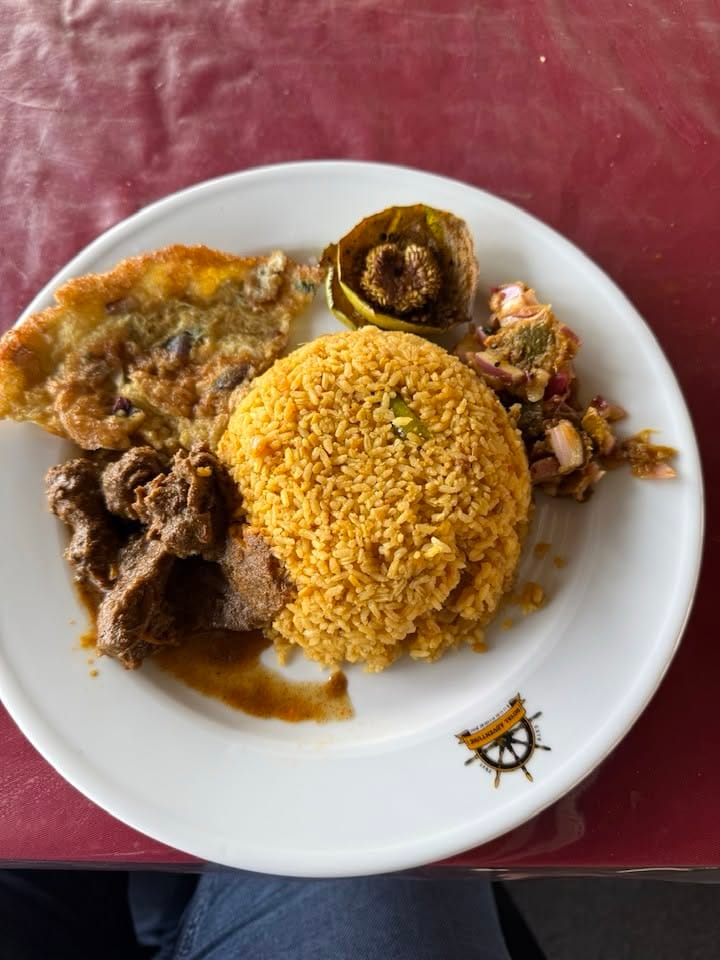 Flavorful Biryani and Beef Curry Combo